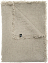 Merlin Throw Home Textiles Cushions & Blankets Blankets & Throws Beige Himla*Betinget Tilbud
