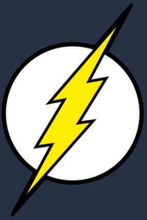 Justice League Flash Logo Hoodie - Navy - M