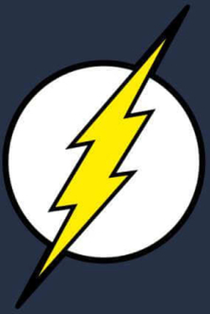 Justice League Flash Logo Men's T-Shirt - Navy - M