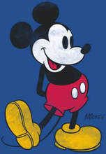 Mickey Mouse Classic Kick Men's T-Shirt - Blue - XS - Blue