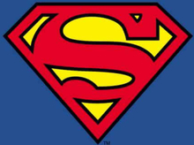 Official Superman Shield Men's T-Shirt - Blue - XS