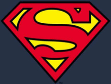 Official Superman Shield Men's T-Shirt - Navy - S