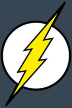 Justice League Flash Logo Men's T-Shirt - Charcoal - M