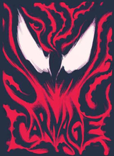 Venom Carnage Hoodie - Navy - S