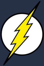 Justice League Flash Logo Women's T-Shirt - Navy - M