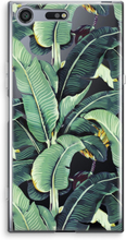Sony Xperia XZ Premium Transparant Hoesje (Soft) - Bananenbladeren