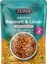 Zeinas 2 x Basmati & Linser Smoky Quick n' Easy