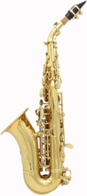 LADE Messing Golden Carve Pattern Bb Bend Althorn Sopransaxophon