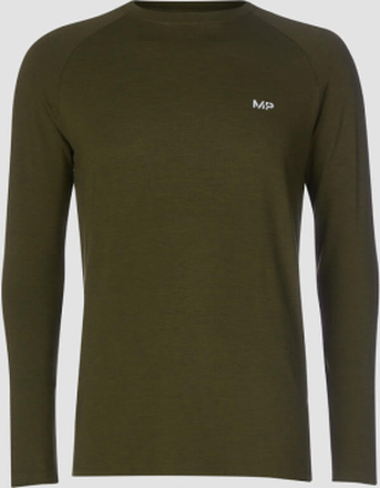 MP Men's Performance Long Sleeve T-Shirt - Army Green/Black - S