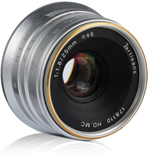 7artisans 25mm F1.8 Manuelle Fokuslinse Große Blende für Fujifilm Fuji X-A1 / X-A10 / X-A2 / X-A3 / X-AT / X-M1 / X-M2 / X-T1 / X-T10 / X -T2 / X-T20 / X-Pro1 / X-Pro2 / X-E1 / X-E2 / X-E2s FX-Mount Spiegellose Kameras