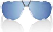 100% Westcraft Sunglasses with HiPER Multilayer Mirror Lens - Soft Tact/White/Blue