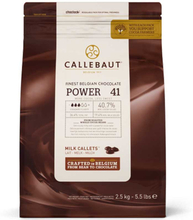 Chokladknappar mjölkchoklad 2.5 kg - Callebaut "Power 41"