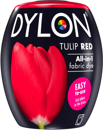 Dylon all-in-1 textilfärg 36 Tulip Red