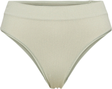 Brief Brazi High Seamless Rib Lingerie Panties Brazilian Panties Grønn Lindex*Betinget Tilbud