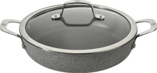 BALLARINI 75002-810-0, Rund, Serving pan, Grå, Granit/titan, Gjuten aluminium, Glas