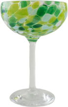 Magnor - Swirl champagneglass 22 cl grønn