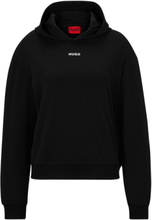 Shuffle_Hoodie Tops Sweatshirts & Hoodies Hoodies Black HUGO