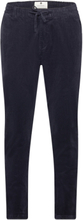 "Akjames Elastic Cord Pants Bottoms Trousers Chinos Navy Anerkjendt"