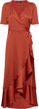 Slkarven Dress Dresses Wrap Dresses Oransje Soaked In Luxury*Betinget Tilbud