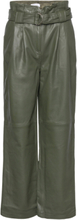2Nd Foley - Leather Appeal Bottoms Trousers Wide Leg Green 2NDDAY
