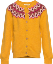 Sgmira Knit Cardigan Tops Knitwear Cardigans Yellow Soft Gallery