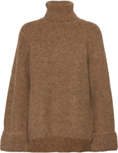 "2Nd Forest - Everyday Knit Tops Knitwear Turtleneck Brown 2NDDAY"