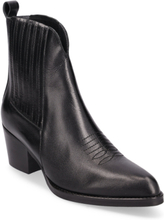 264-Donovan-Bis Cuir Shoes Boots Ankle Boots Ankle Boot - Heel Svart Jonak Paris*Betinget Tilbud