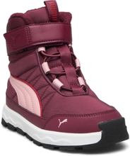 Puma Evolve Boot Ac+ Ps Sport Winter Boots Winter Boots W. Velcro Burgundy PUMA