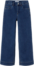 Nkfrose Hw Wide Jeans 1356-On Noos Bottoms Jeans Wide Jeans Blue Name It