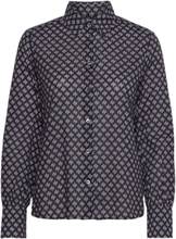 Shirts/Blouses Long Sleeve Tops Shirts Long-sleeved Multi/patterned Marc O'Polo