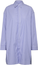 "Aspen - Classic Cotton Stripe Tops Shirts Long-sleeved Blue Day Birger Et Mikkelsen"