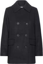 Perryiw Sailor Coat Outerwear Coats Winter Coats Black InWear