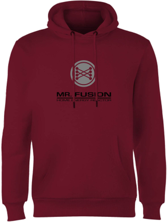 Back To The Future Mr Fusion Hoodie - Burgundy - XL - Burgundy