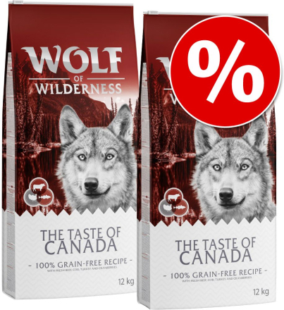 2 x 12 kg Wolf of Wilderness "The Taste Of" - The Taste Of Scandinavia