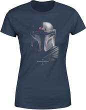 Star Wars The Mandalorian Poster Women's T-Shirt - Navy - L - Navy