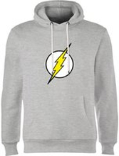 Justice League Flash Logo Hoodie - Grey - M - Grey