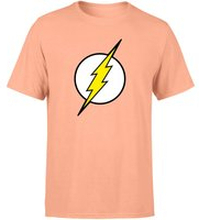 Justice League Flash Logo Men's T-Shirt - Coral - M - Coral