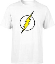 Justice League Flash Logo Men's T-Shirt - White - M - White