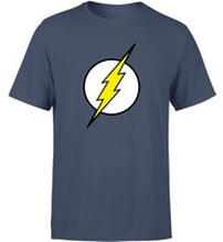 Justice League Flash Logo Men's T-Shirt - Navy - M - Navy