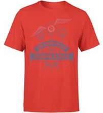 Harry Potter Quidditch At Hogwarts Men's T-Shirt - Red - XS - Red