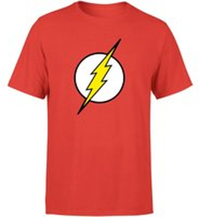 Justice League Flash Logo Men's T-Shirt - Red - M - Red