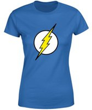 Justice League Flash Logo Women's T-Shirt - Blue - M - Blue