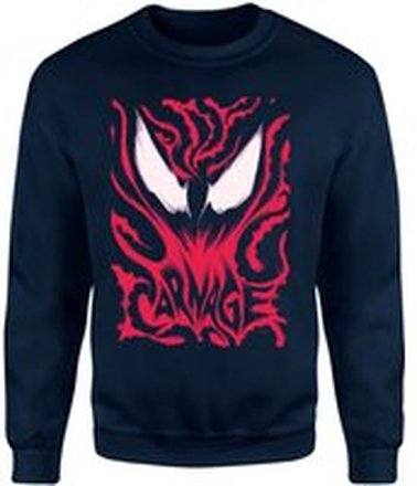 Venom Carnage Sweatshirt - Navy - XXL - Navy