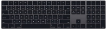 Apple Magic Keyboard With Numeric Trådløs Tastatur Engelsk - Usa Grå; Sort