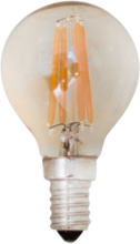 Filament dekorationslampa LED dimbar klot E14 4W ø 45 mm amber Amber