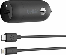 Universal USB oplader til bil + USB C kabel Belkin (OUTLET B)