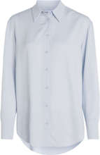 "Recycled Cdc Relaxed Shirt Tops Shirts Long-sleeved Blue Calvin Klein"