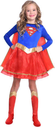 Supergirl Klassisk Barn Maskeraddräkt - X-Large