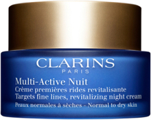 "Multi-Active Nuit Normal To Dry Skin Beauty Women Skin Care Face Moisturizers Night Cream Clarins"
