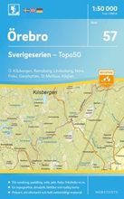 57 Örebro Sverigeserien Topo50 : Skala 1:50 000